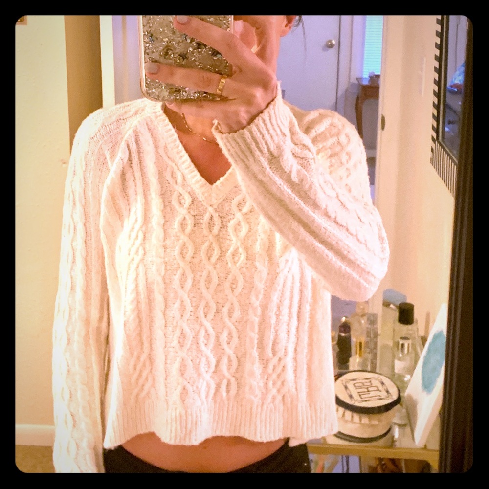 Show Me Your MuMu CableKnit Sweater Size XS!